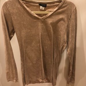 Boldline long sleeve brown lightly distressed